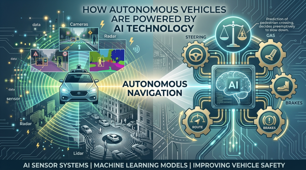 How Autonomous Vehicles Are Powered by AI Tech