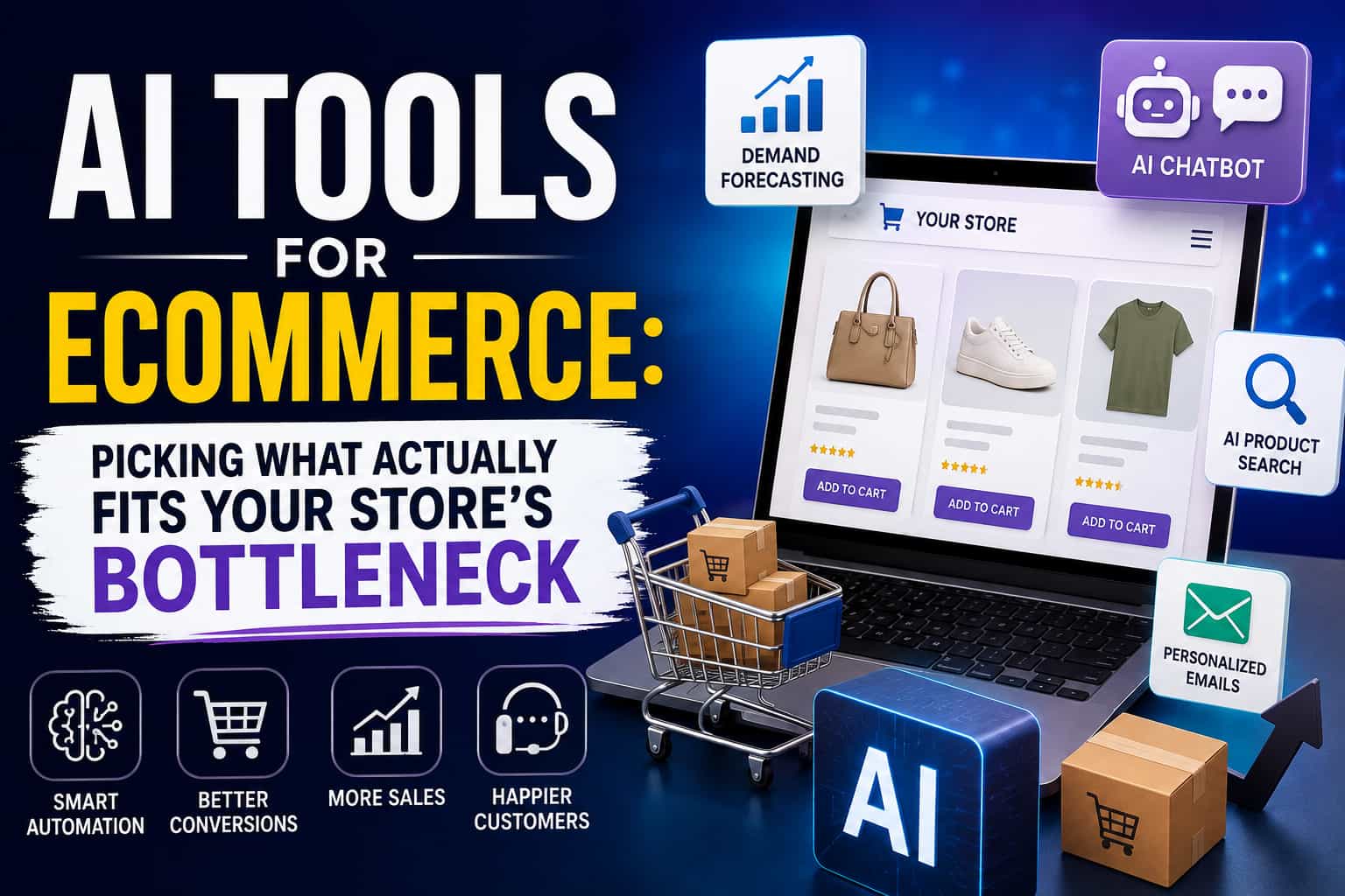 AI tools for ecommerce stores to identify and solve business bottlenecks