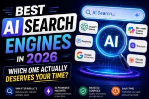 Best AI search engines in 2026 compared with ChatGPT Search, Perplexity, Google AI Overviews, and Microsoft Copilot Search